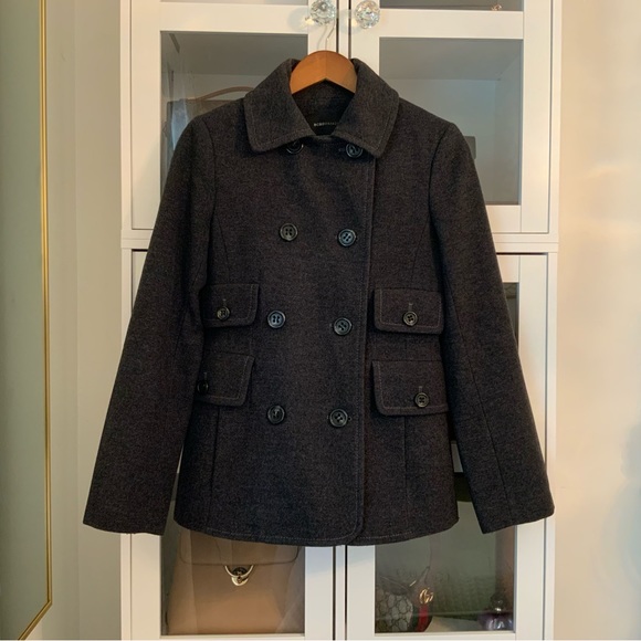BCBGMaxazria Wool Blend Winter Coat Jacket Grey Size XS - Picture 3 of 13